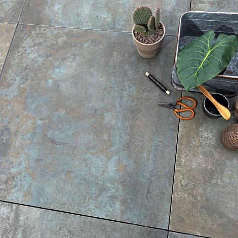 GeoCeramica® 80x80x4 Copper Steel