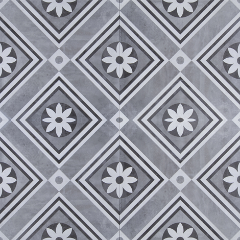 GeoCeramica® 60x60x4 Concreet Flower dec